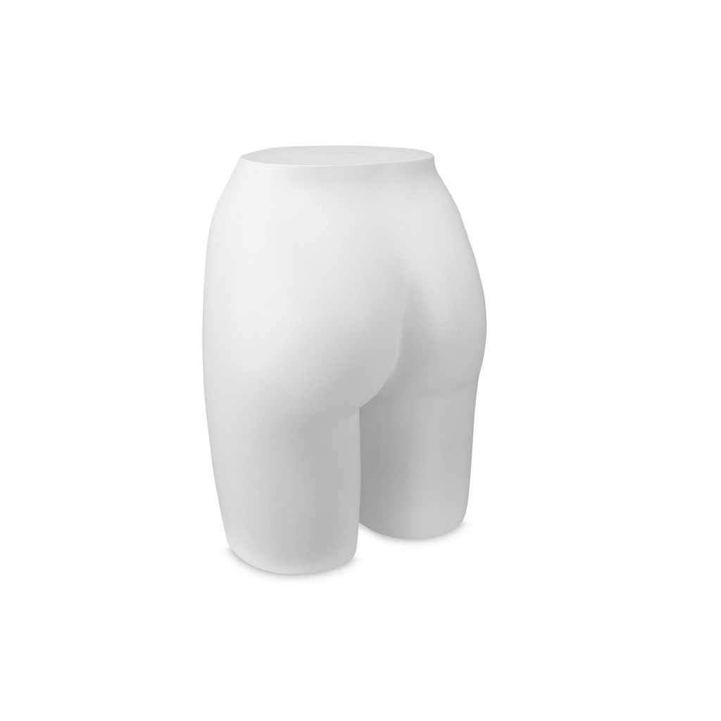 BINK - Expositor trasero de plástico para mujer, plástico reciclable blanco, postura 2015D_WH.
