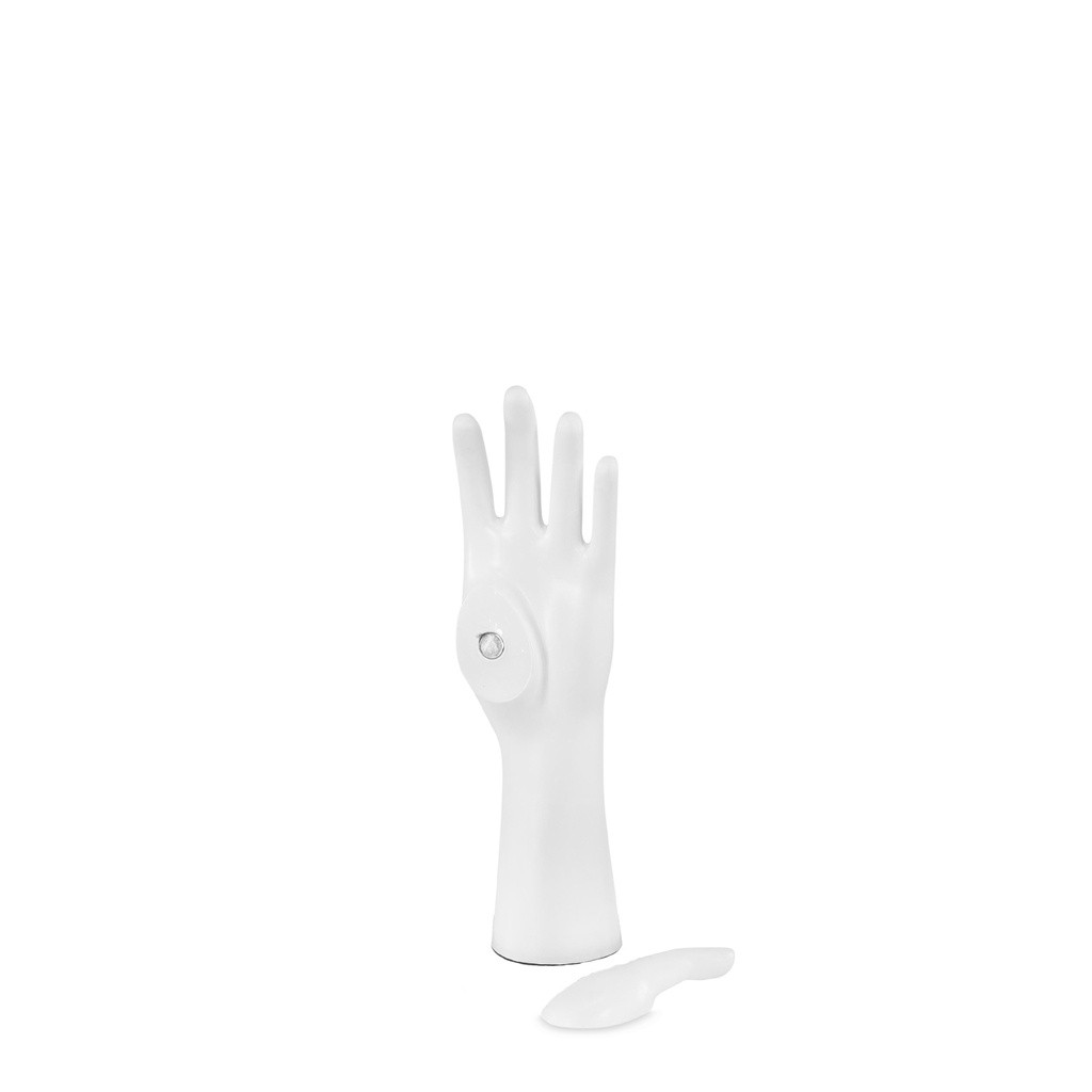 BINK - Handformer mano de hombre, PVC, blanco