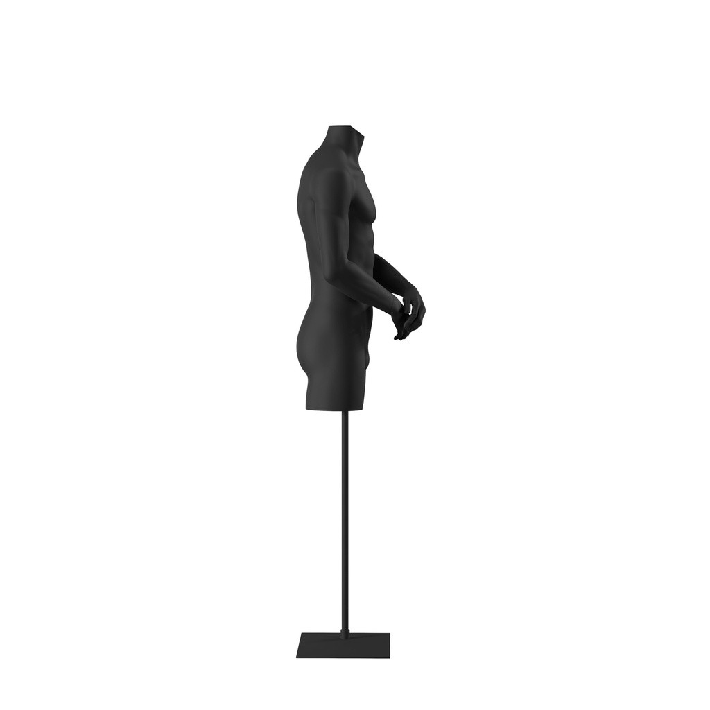 BINK - Buste homme, noir, socle inclus, Bio FRP
