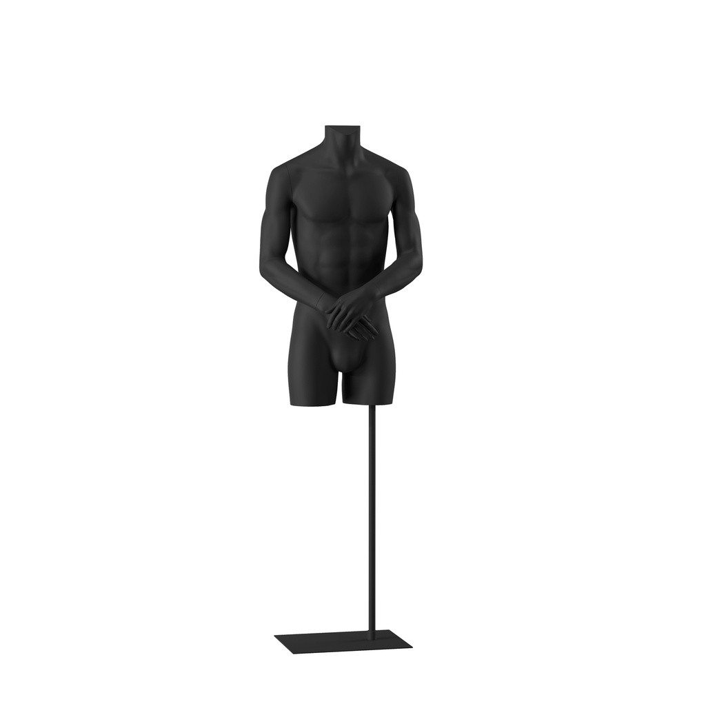 BINK - Buste homme, noir, socle inclus, Bio FRP
