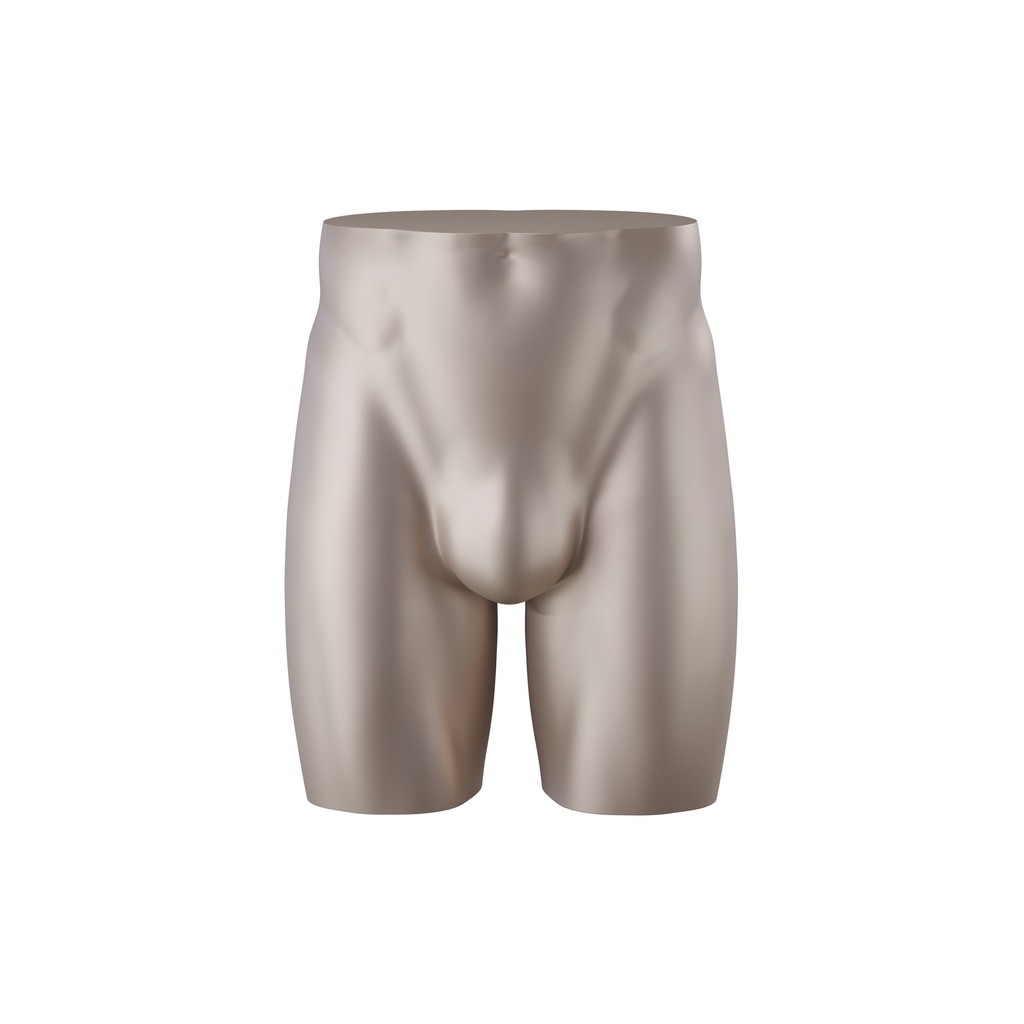 BINK - Lingerie mannequin hips display, male, bronze metallic skin color, pose 401