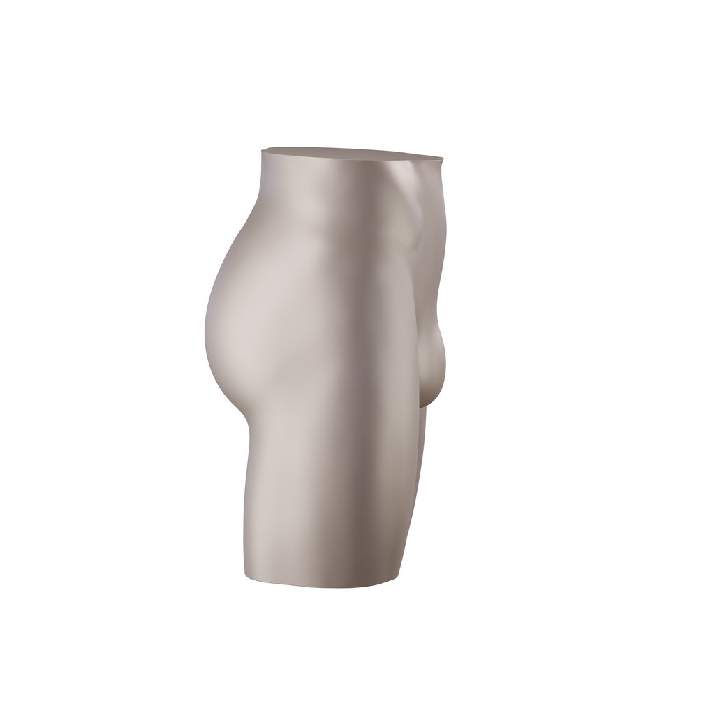 BINK - Lingerie mannequin hips display, male, bronze metallic skin color, pose 401