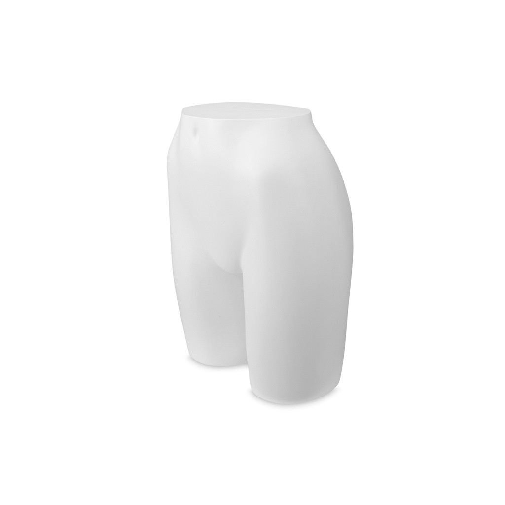 BINK - Expositor trasero de plástico para mujer, plástico reciclable blanco, postura 2015D_WH.