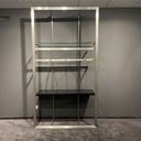 Vrijstaande Wand module inox