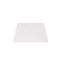 Square base 25x25 cm, powdercoated steel white mat, calfpin connector included