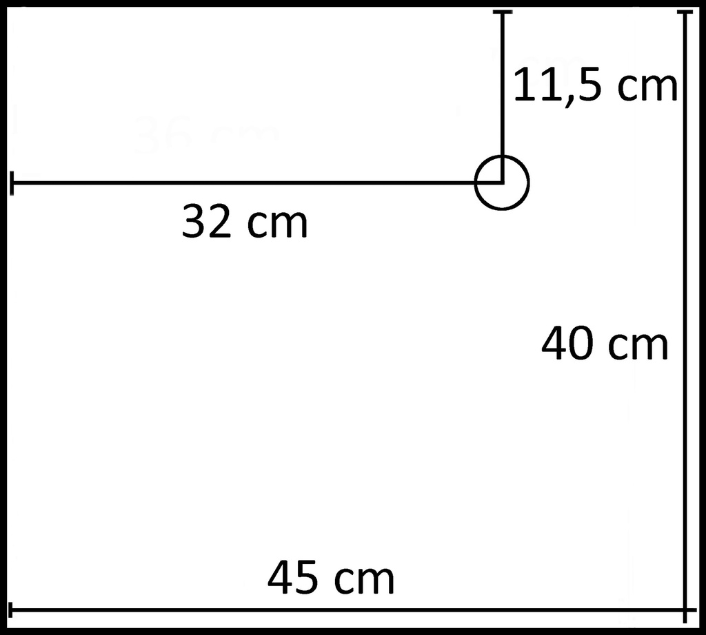 BINK - Rectangular mannequin base 45x40 cm, brushed stainless steel