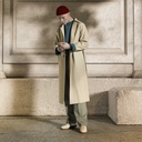 Realistische herenetalagepop, urban stijl, wit mat, staande pose 304