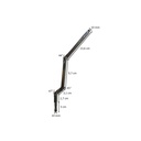 Verchroomde kuitpin WO-CALF009_C 