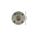 Armfitting balconet easy adjusting (set van mannelijk en vrouwelijk deel), chroom