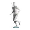 Maniquí masculino de escaparate cabello esculpido, todo deporte