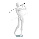 Maniquí masculino de escaparate abstracto cabeza, Metro deporte