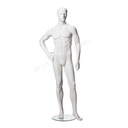 Maniquí masculino de escaparate cabello esculpido, Marvin