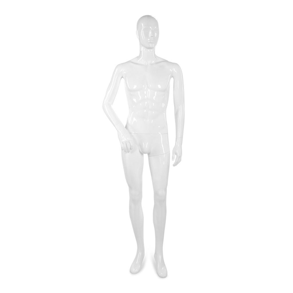 BINK - Maniquí hombre, abstracta, blanco