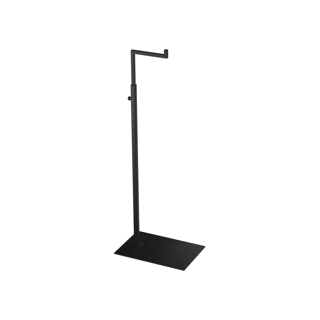 BINK - Adjustable L-stand, black matt powder-coated steel