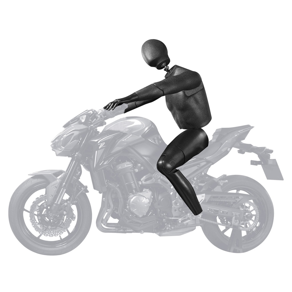BINK - Flexibele Herrenfigur, schwarz, Superbike Modell