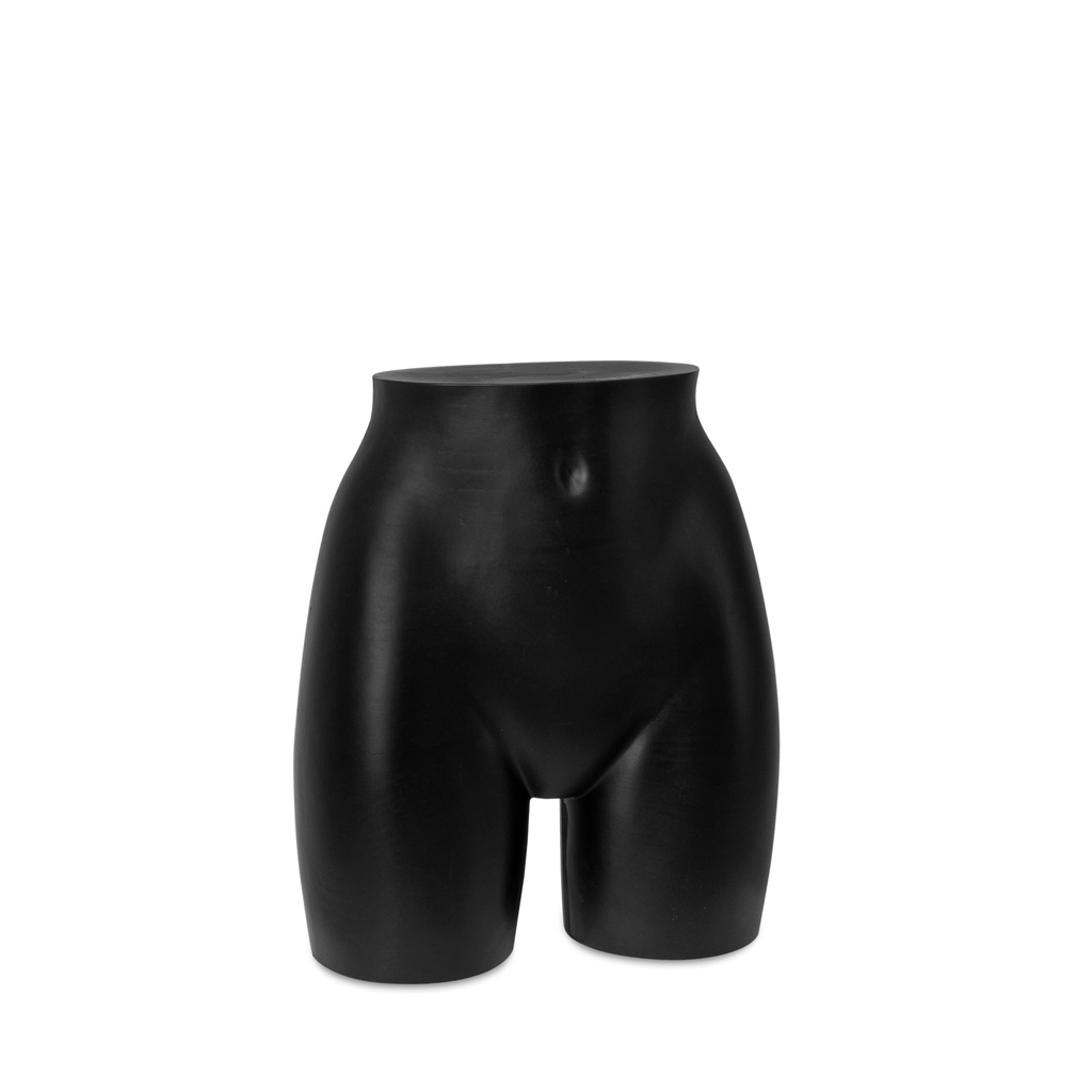 BINK - Expositor trasero de plástico para mujer, plástico reciclable negro, postura 2020D_BL.