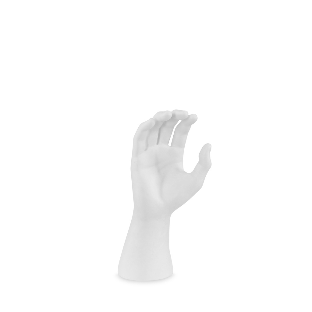 BINK - Herren Hand, PVC Plastik, weiss durchgefarbt
