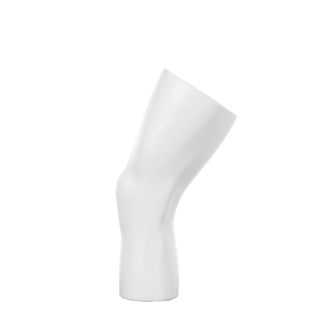 BINK - Expositor ortopédico, rodilla masculina, plástico blanco
