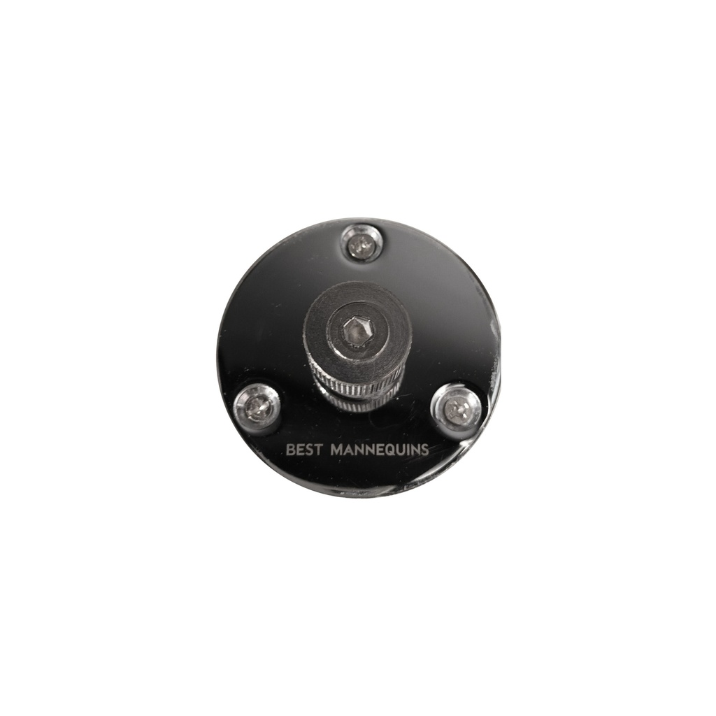 Shoulderfitting balconet, easy adjusting, chrome