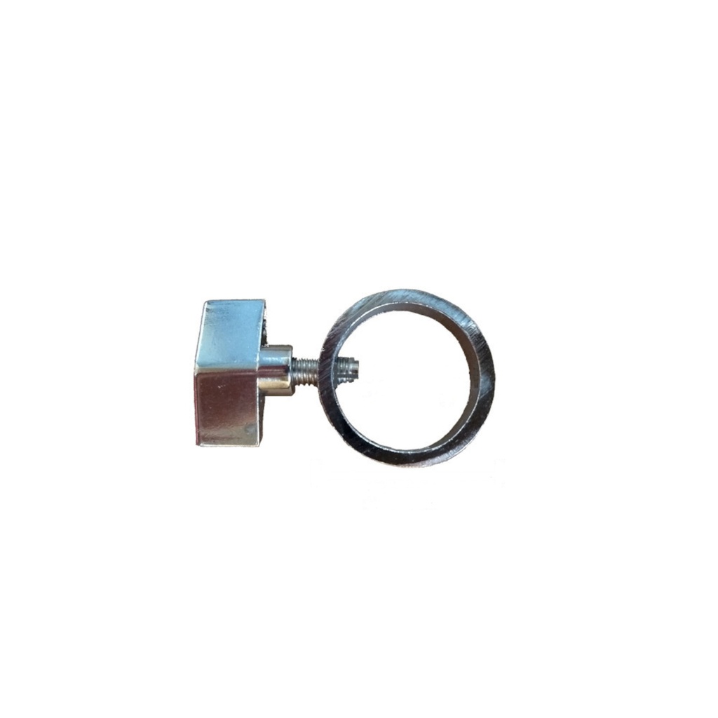 Ring as extra fixation of bust on standers, chrome