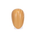 Cabeza de hombre para colección Cosmic, blanco con aspecto madera