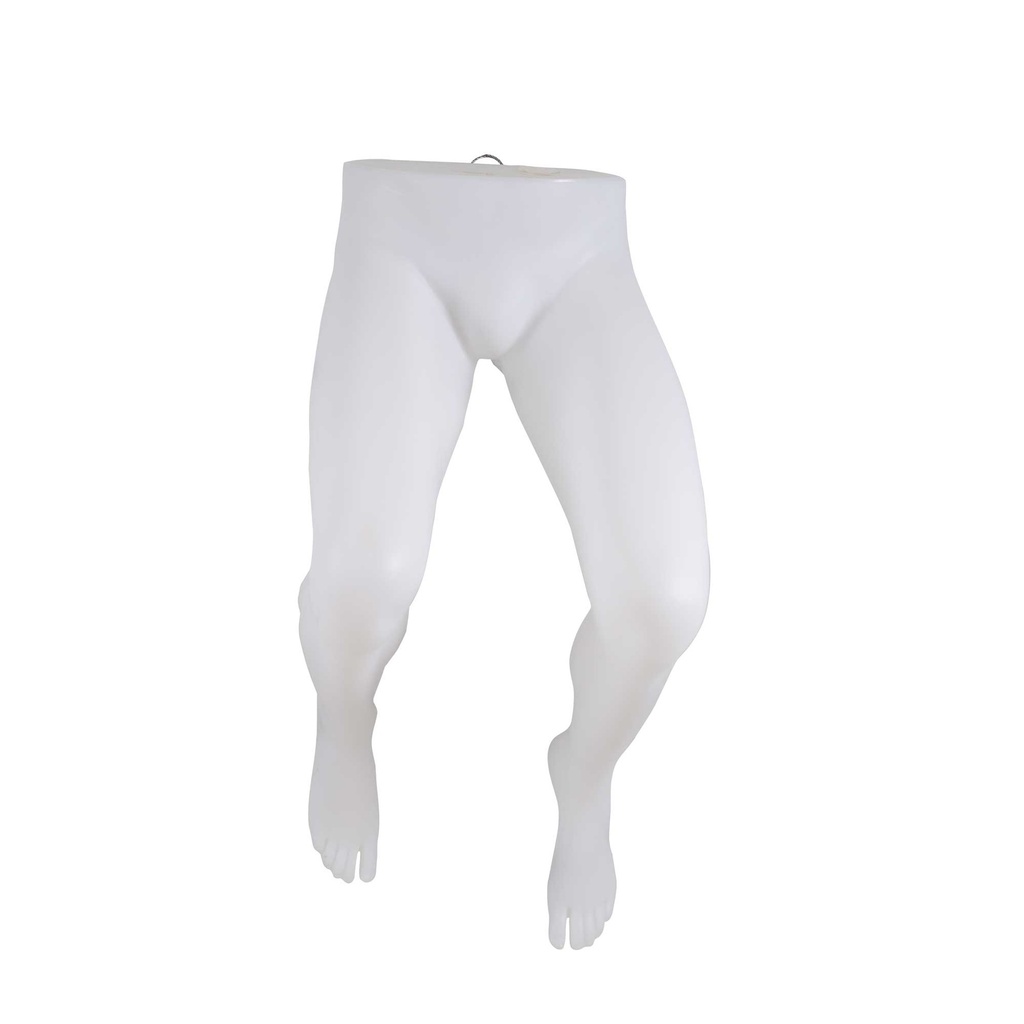 BINK - Piernas de hombre curvadas, de pared, blanco