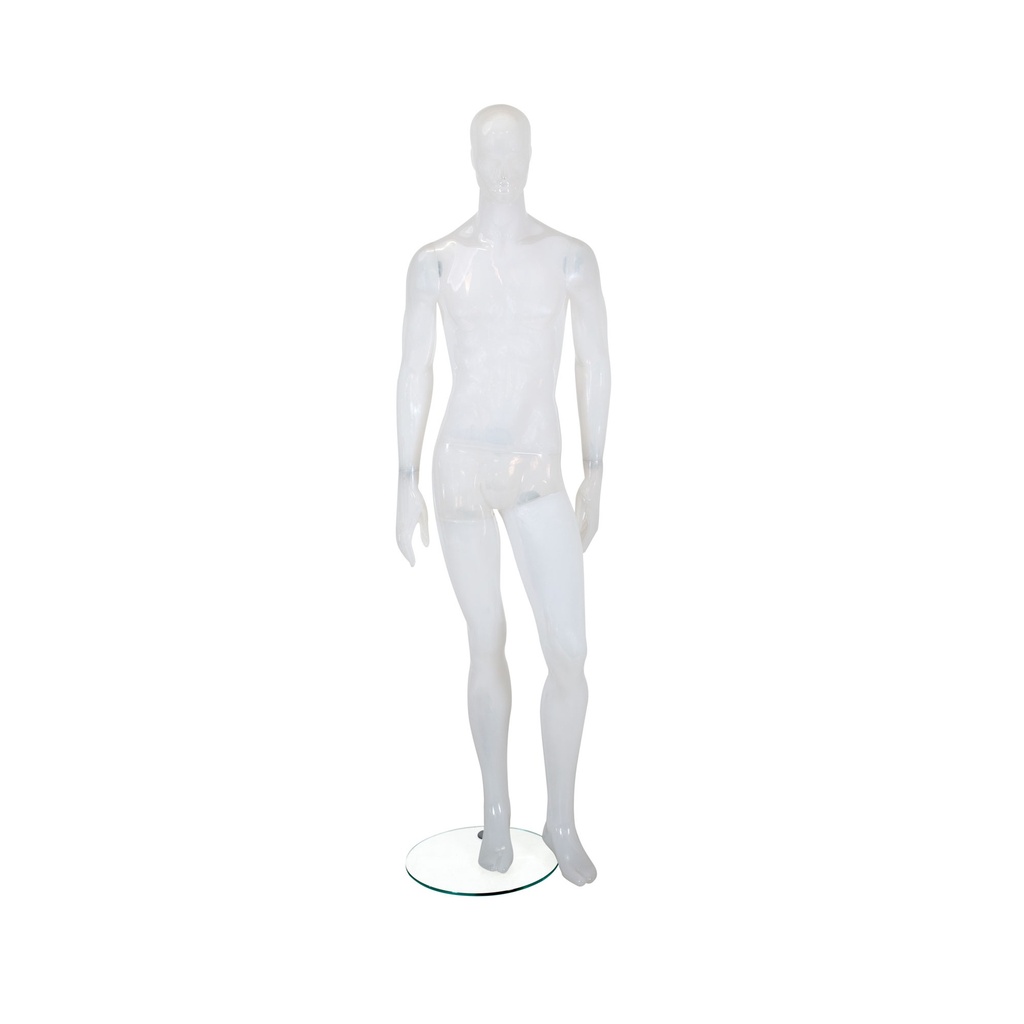 BINK - Heren mannequin, gerecycleerd kunststof, wit