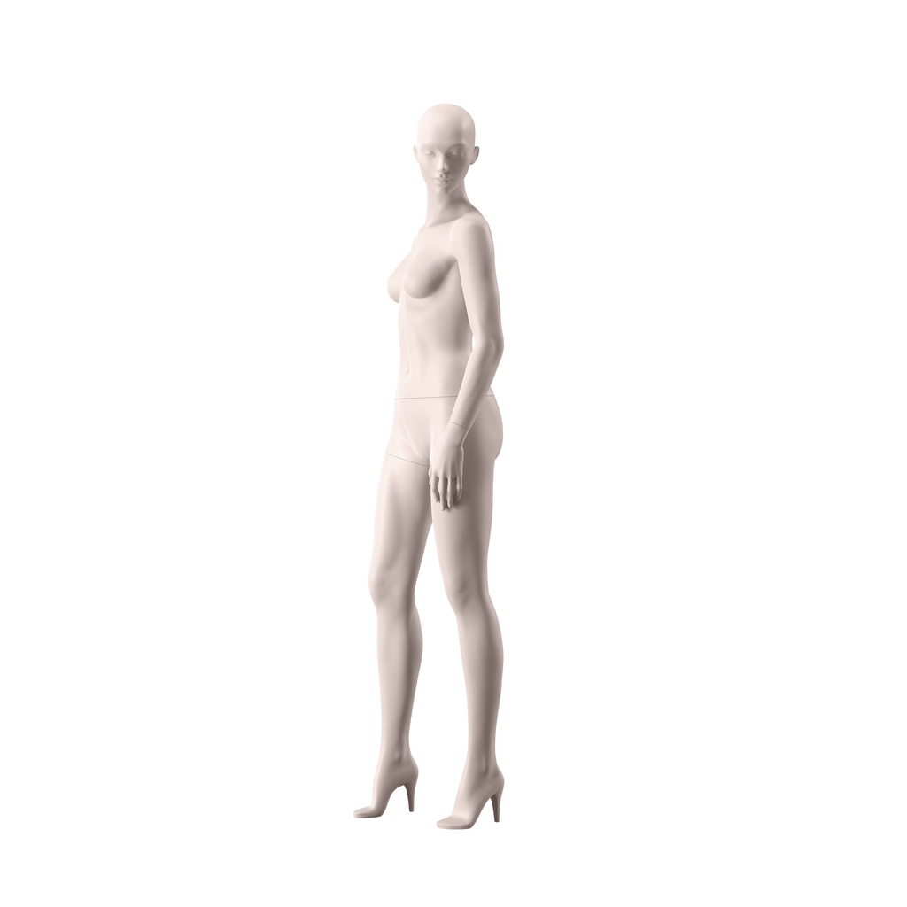 BINK - Lingerie mannequin, female, A-cup, nude skin color mat, standing pose 13A