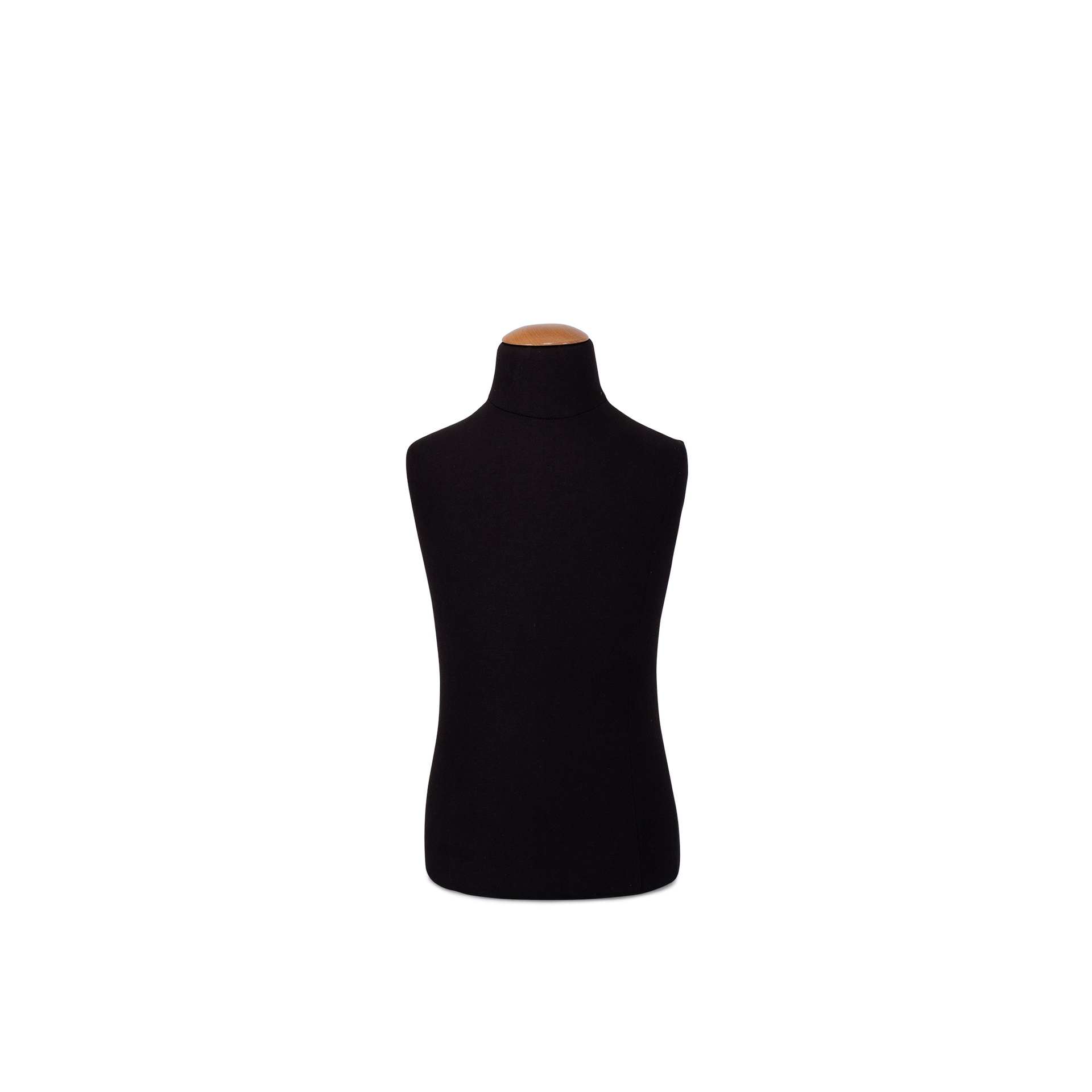 BINK - Busto infantil, sin cabeza, tela negra