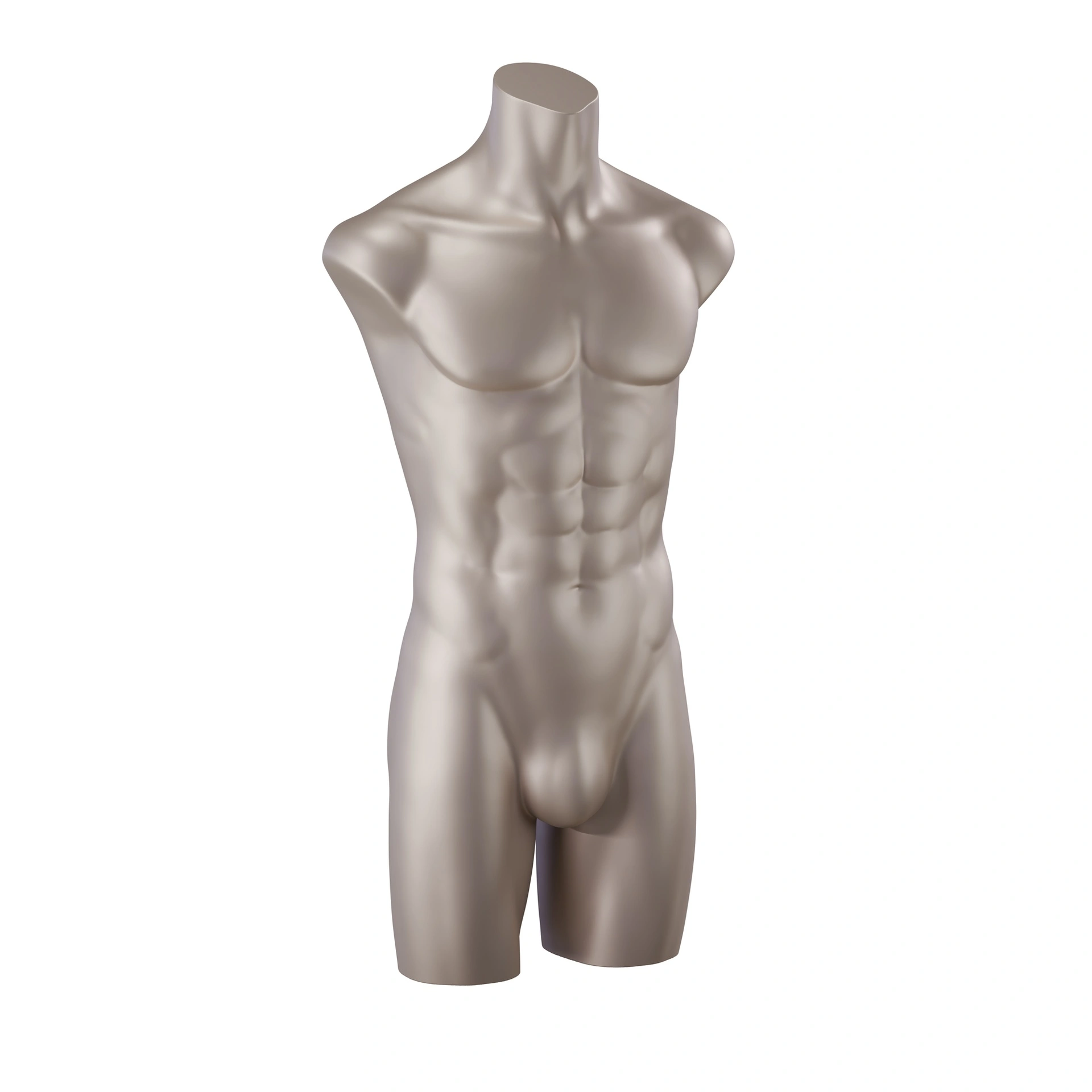 BINK - Lingerie torso, heer, metallic huidskleur, pose 301