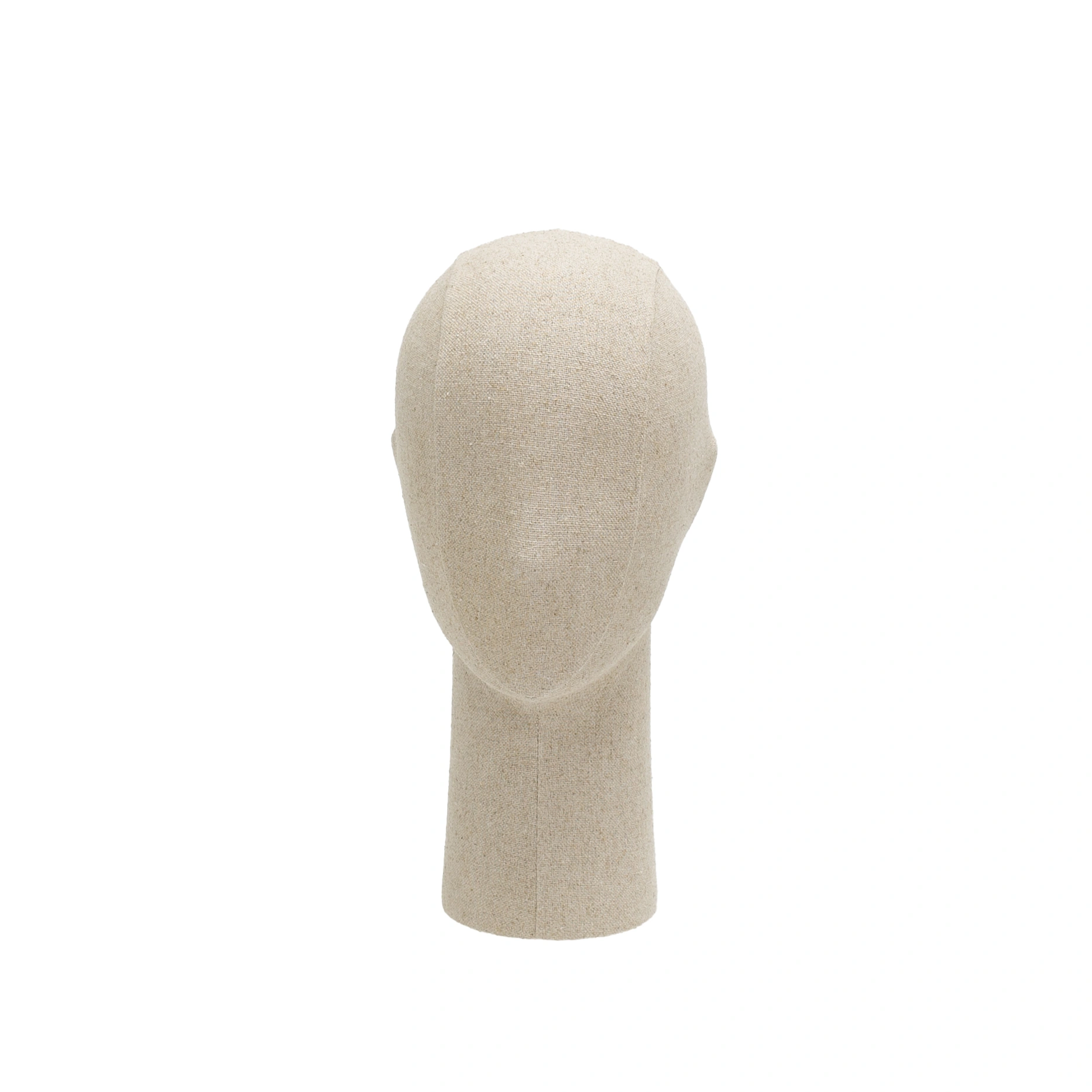 BINK - Male head, collection Diamond, covered in beige fabric