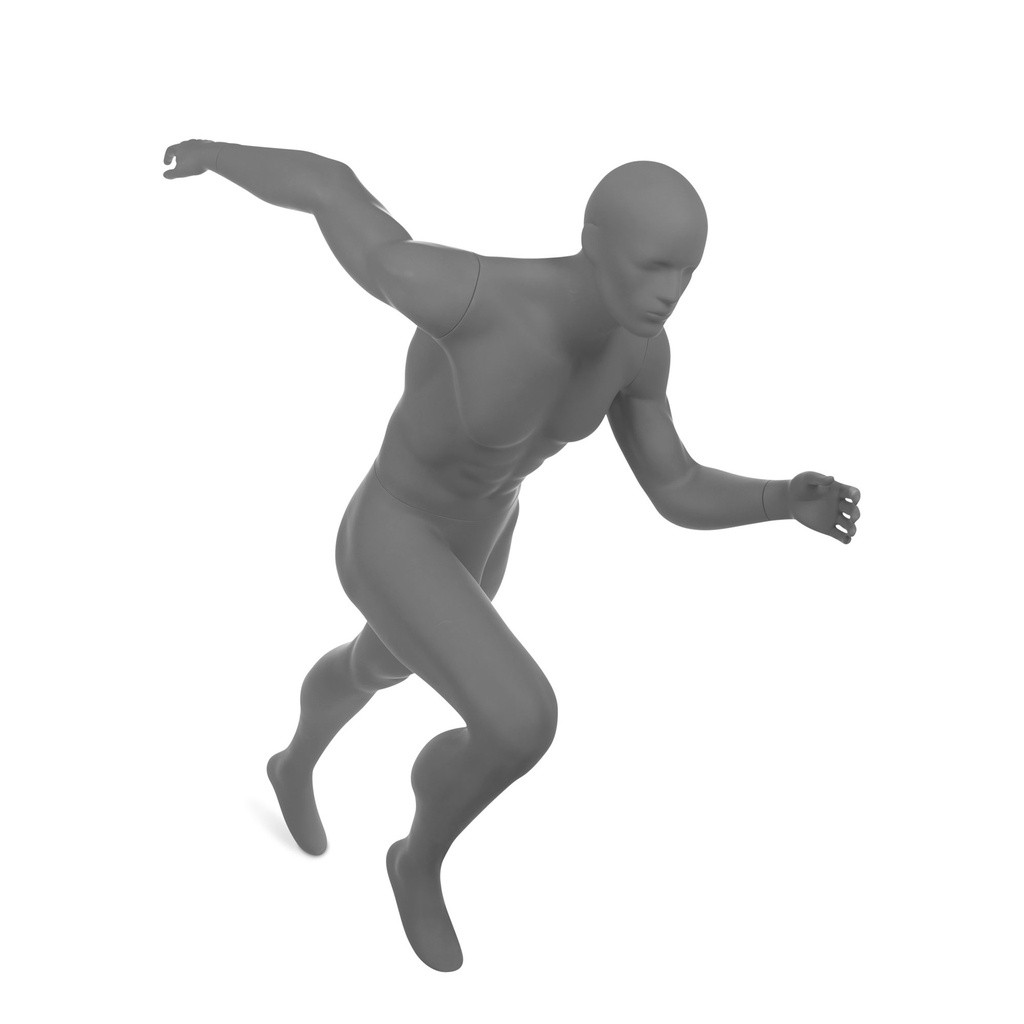 BINK - Herrenfigur abstraktem Kopf, Runner, Top Sports