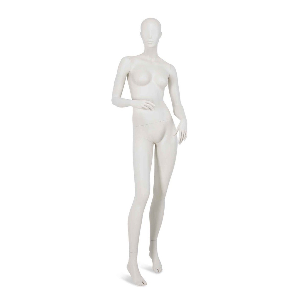 BINK - Damesetalagepop abstract hoofd, RAL9002 mat