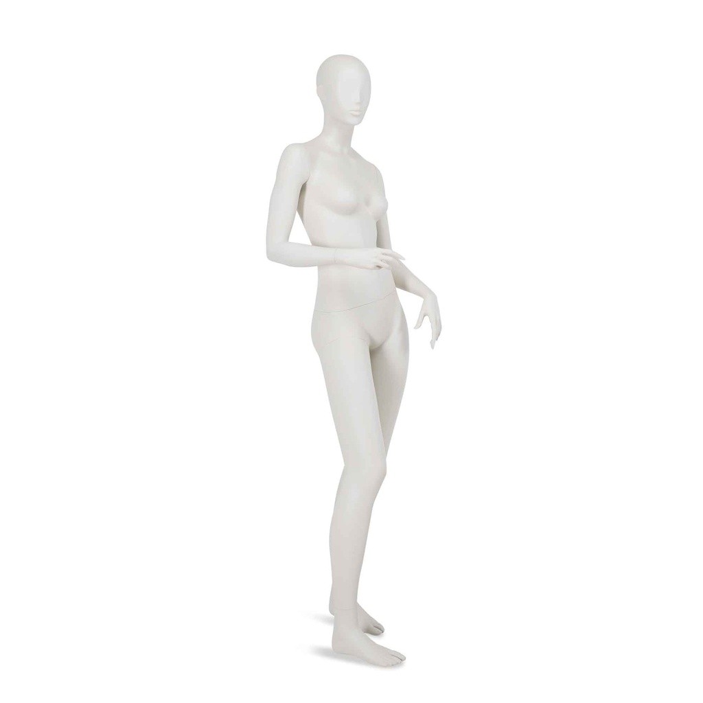BINK - Damesetalagepop abstract hoofd, RAL9002 mat