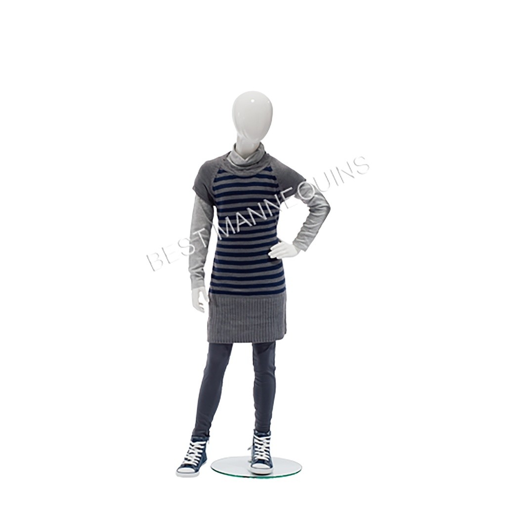 BINK - Infantil maniquí de escaparate abstracto cabeza, 10 años, Ringo
