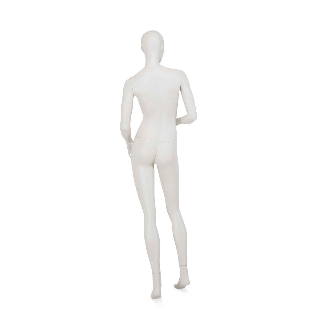BINK - Damesetalagepop abstract hoofd, RAL9002 mat