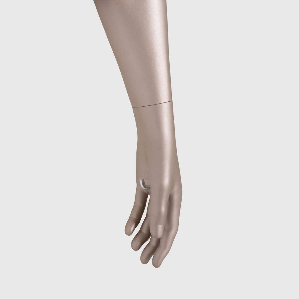 BINK - Mannequin Dessous Herr, metallische Hautfarbe, stehende Pose 51

