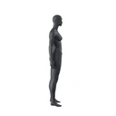 Sport dames mannequin, grafiet grijs, gestilleerd hoofd, staande pose 27