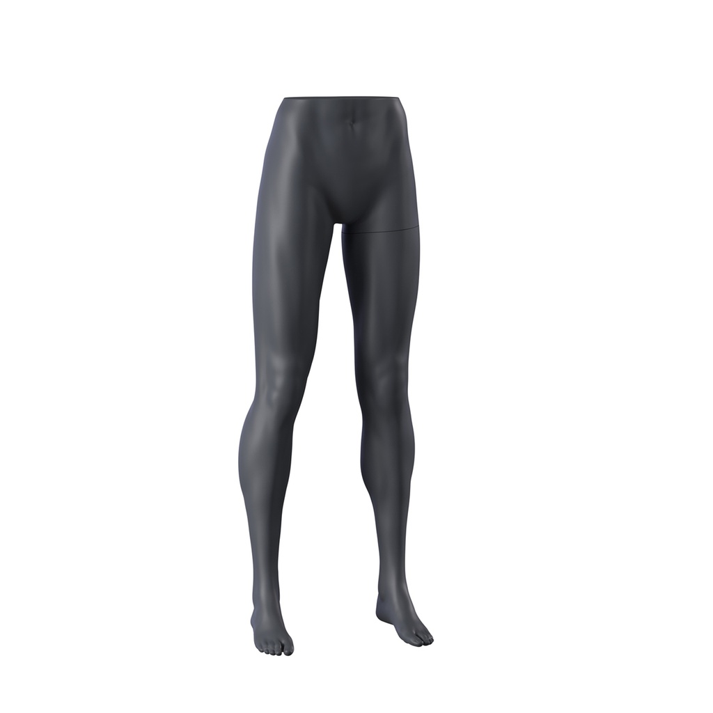 BINK - Présentoir jambes femme debout, FRP, gris graphite, pose 199