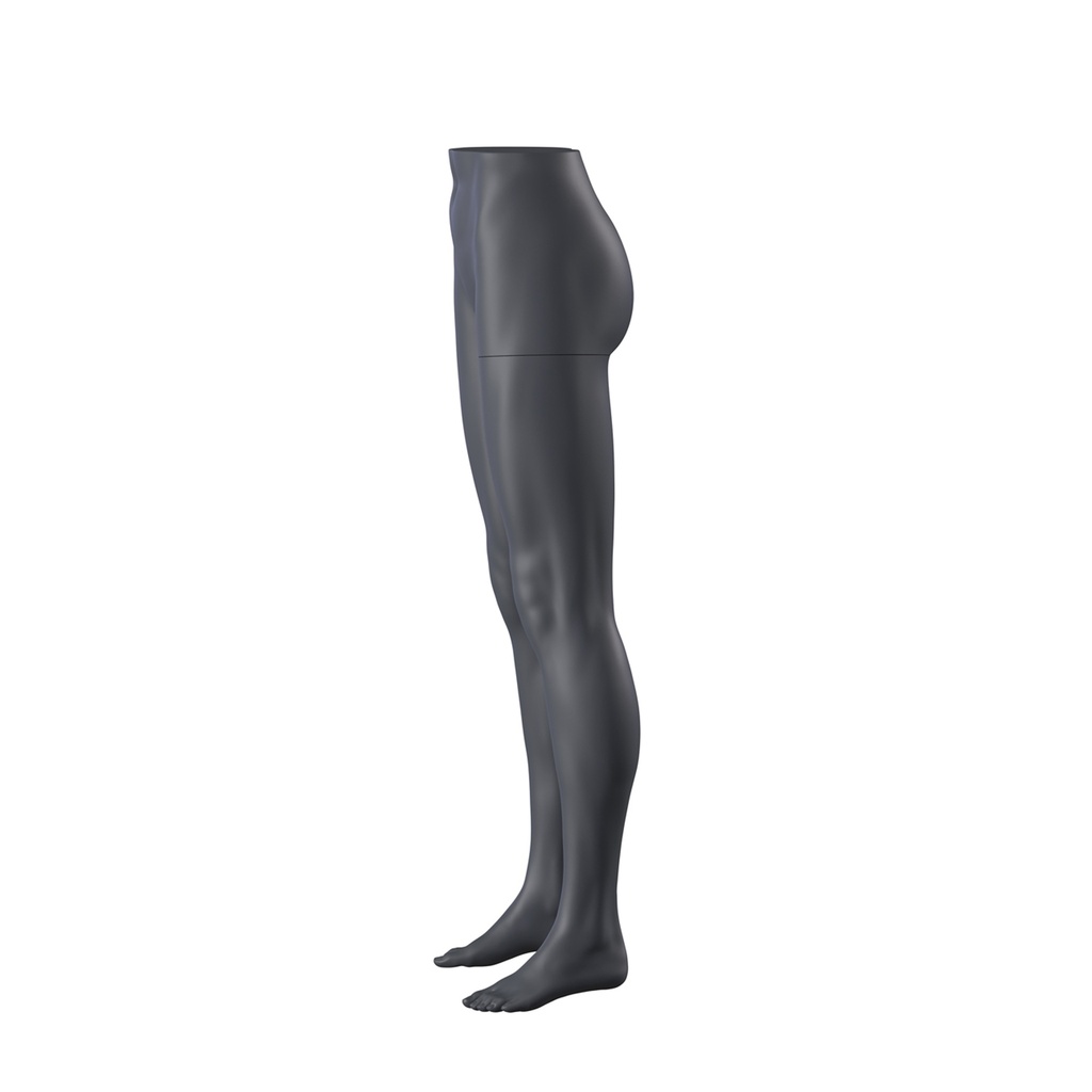 BINK - Présentoir jambes femme debout, FRP, gris graphite, pose 199