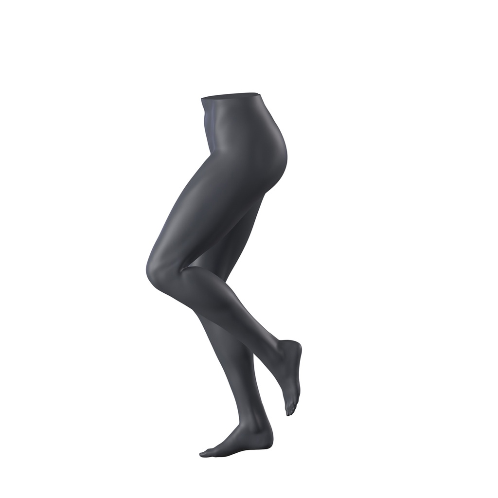 BINK - Female trousers display, running pose, FRP, graphite grey, pose 197