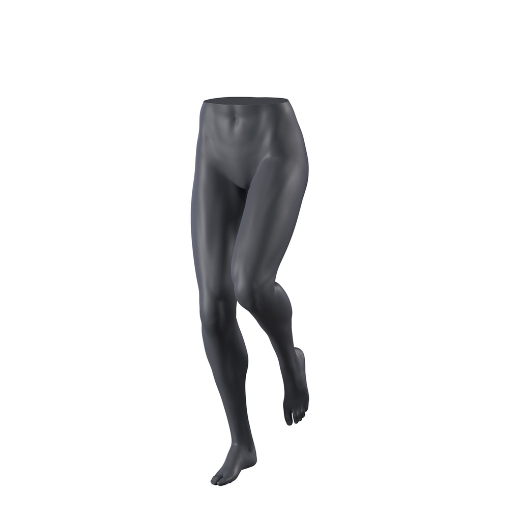 BINK - Female trousers display, running pose, FRP, graphite grey, pose 197