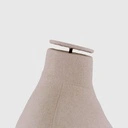 Halsplaatje voor kinderfiguur 8J, beige stof, Maison Marlu  