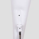 Onbreekbare heren mannequin, semi-abstract hoofd, recycleerbare mannequin uit ABS plastic, glanzend wit, pose 08
