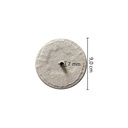 Halsplaatje voor kinderfiguur 12J, beige stof, Maison Marlu   