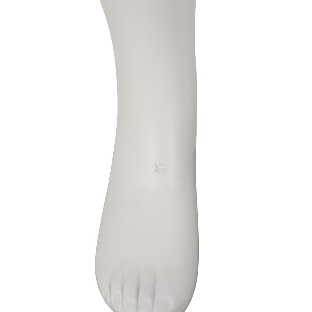 BINK - Witte broekendisplay heren, kunststof, metalen voetplaat en voetpin