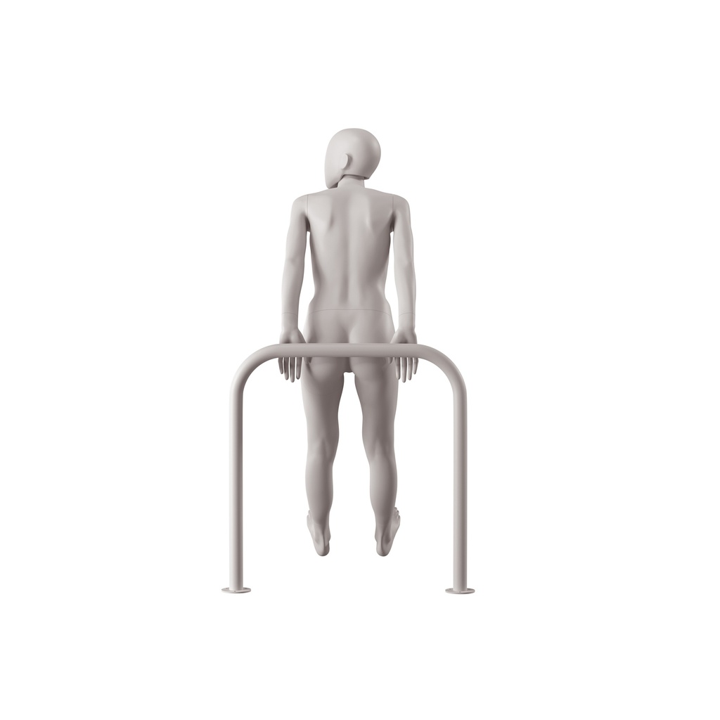 Dames mannequin, collectie NXT - gen Z, kleur lichtgrijs, leunende pose 003