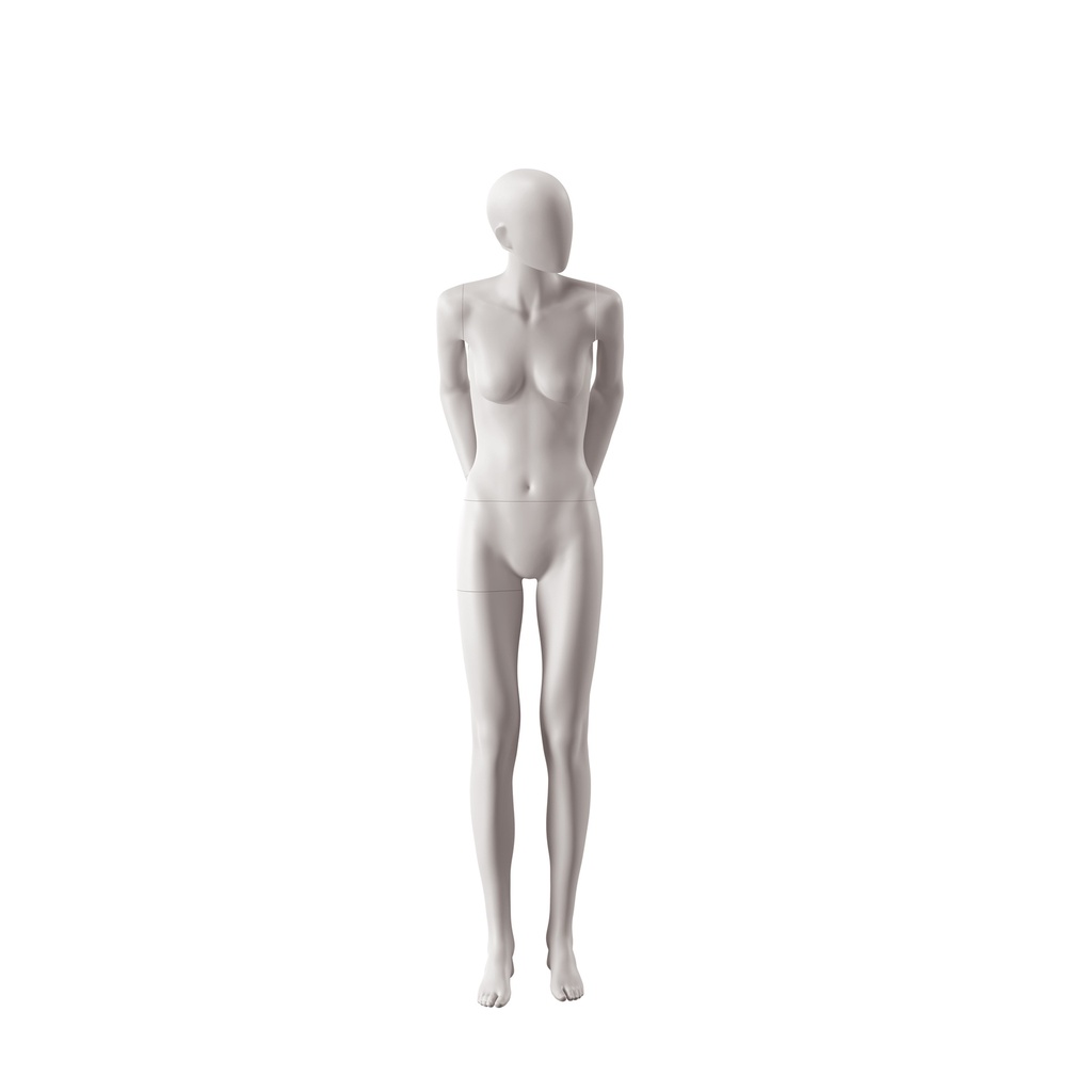 Dames mannequin, collectie NXT - gen Z, kleur lichtgrijs, staande pose 014