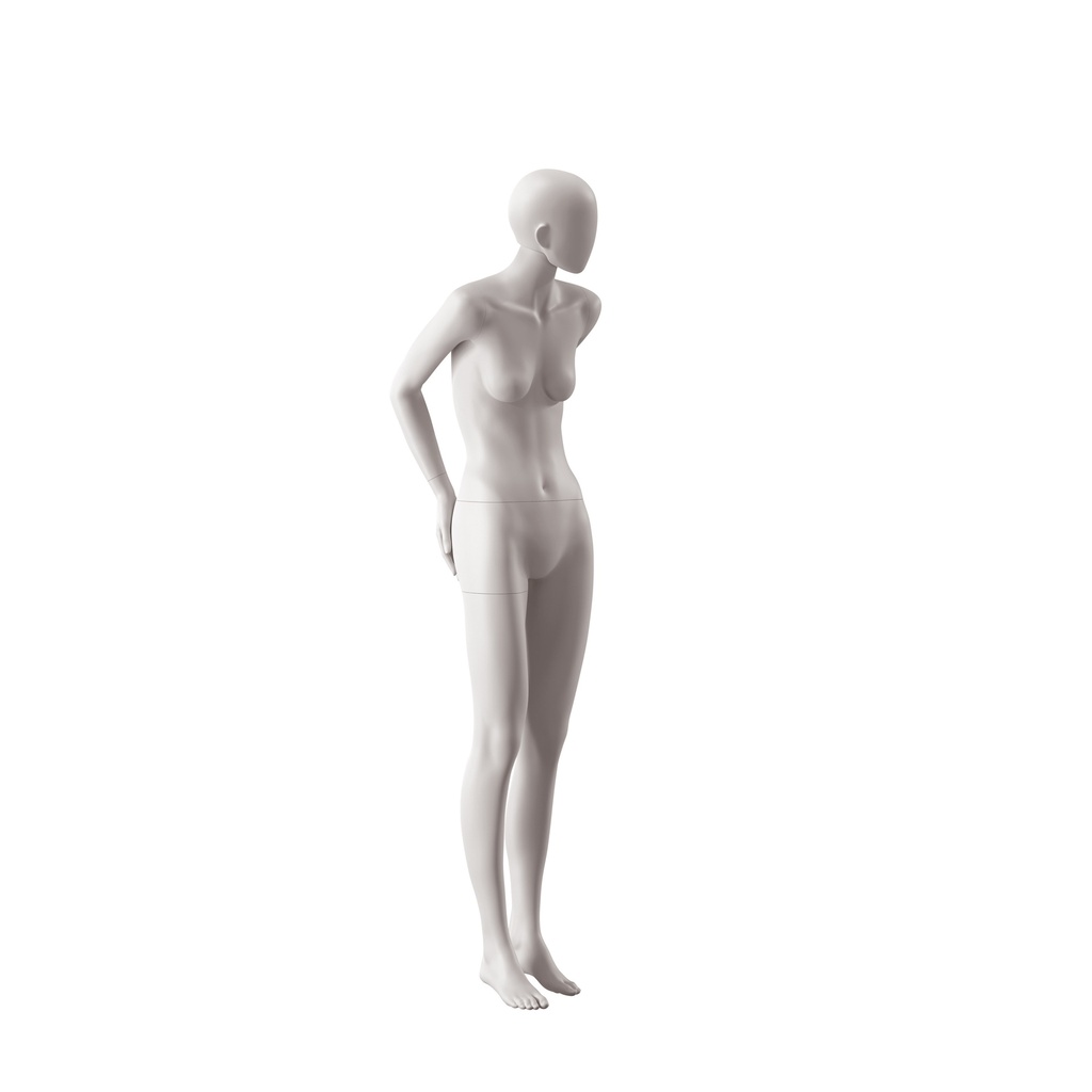 Dames mannequin, collectie NXT - gen Z, kleur lichtgrijs, staande pose 014