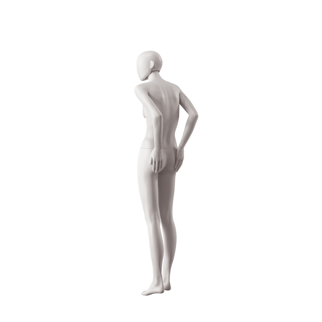 Dames mannequin, collectie NXT - gen Z, kleur lichtgrijs, staande pose 014
